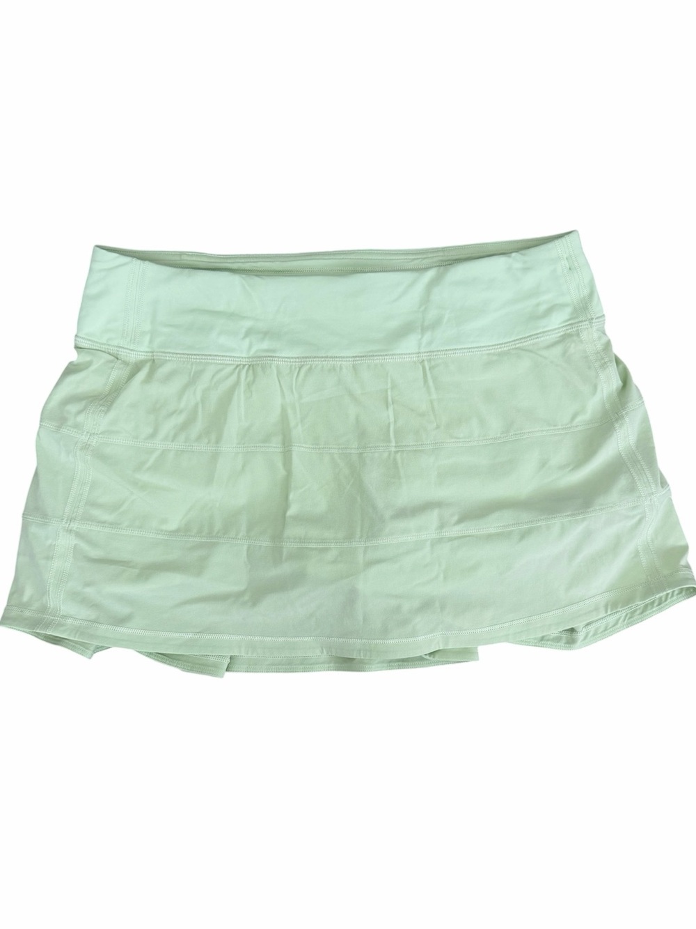 Lululemon Pace Rival Mid Rise Skirt Skort Size 8 Kohlrabi Green - Picture 3 of 7